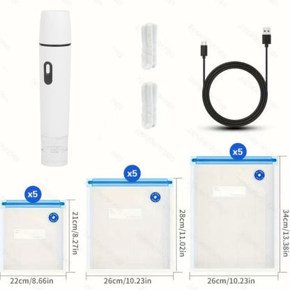 VAQLY Portable Vacuum Sealer with bags