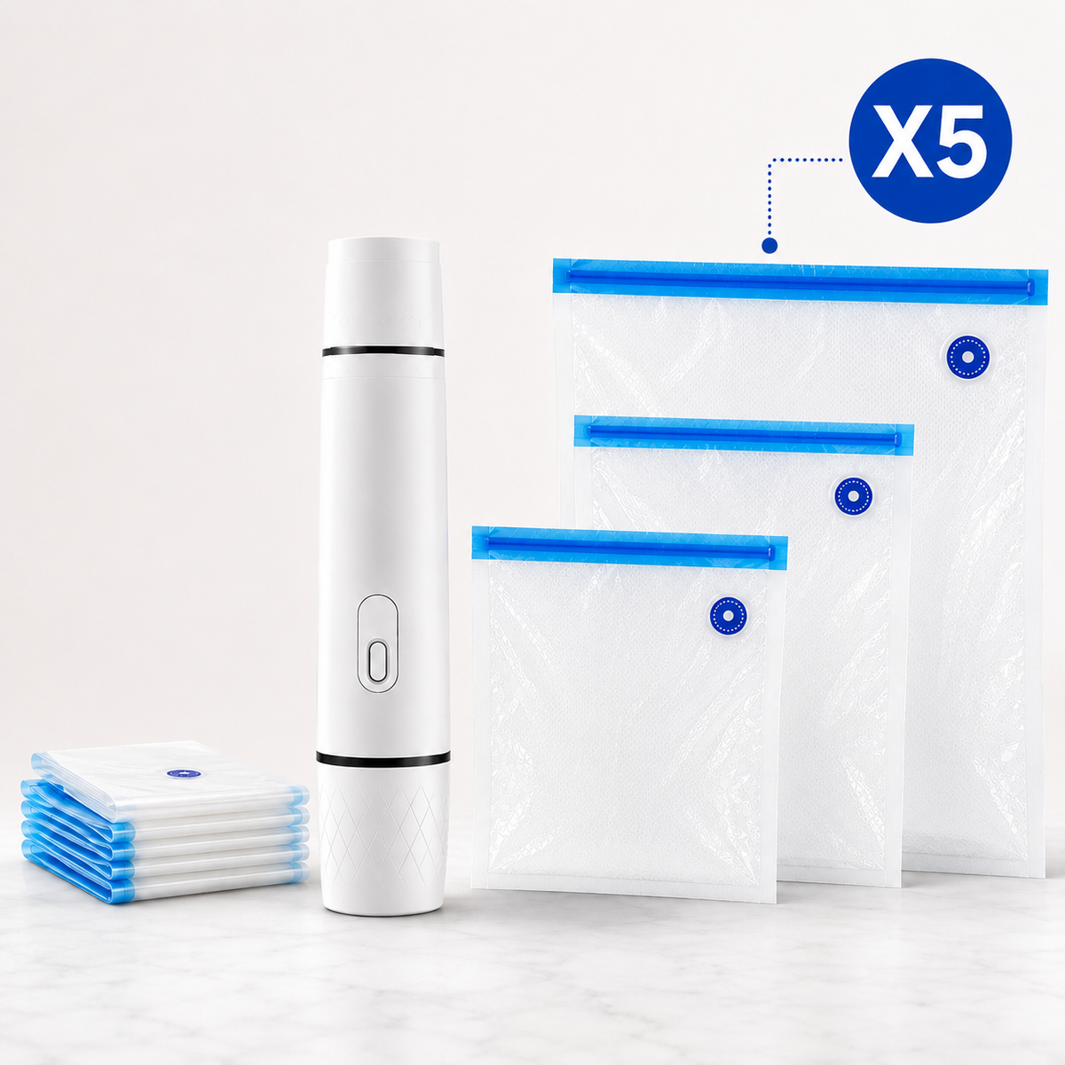 VAQLY Portable Vacuum Sealer with bags